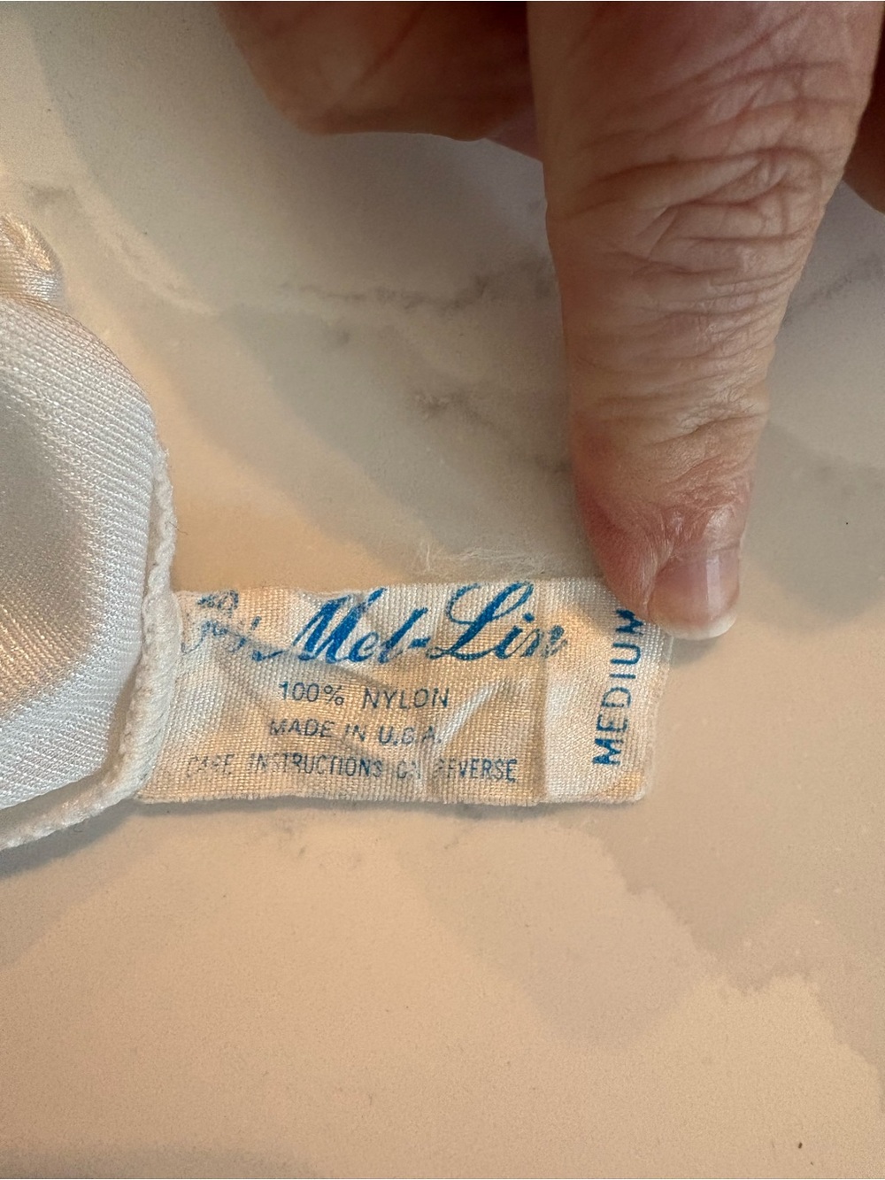 Women's Cream Half Slip with Lace Trim - Picture 2 of 4